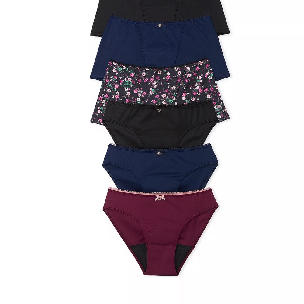 BODY BY VICTORIA
6-Pack Mixed Silhouette Smooth Period
Panties